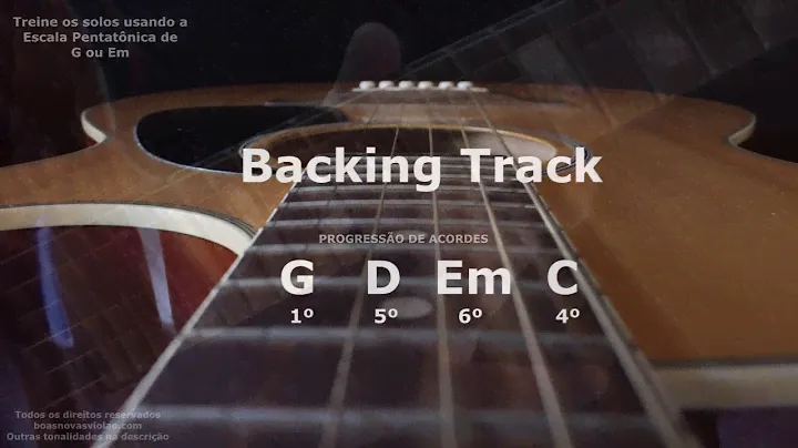 BACKING TRACK G (Sol) Fundo Musical para Solar