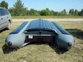 Лодка ПВХ Solar-420 Jet тоннель надувная