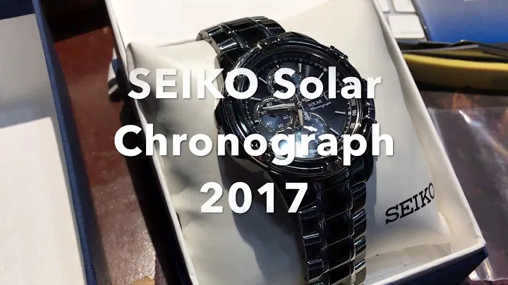 Beautiful SEIKO Solar Chronograph JAPAN