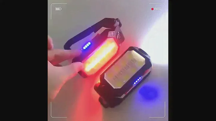USB Rechargeable Portable Led Flashlight Adjustable Waterproof Camping Lantern with Power Display