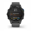 Fenix 6 Pro Solar черный с серым ремешком