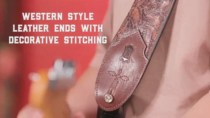 Geranium Whiskey Guitar Strap