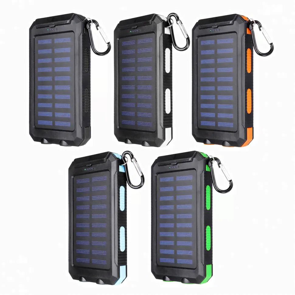 Внешний аккумулятор на солнечной батарее Solar Charger 10000 mAh