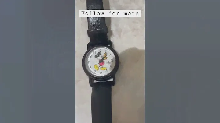 My first ever watch is a #disney #mickeymouse #watch #watches #interesting