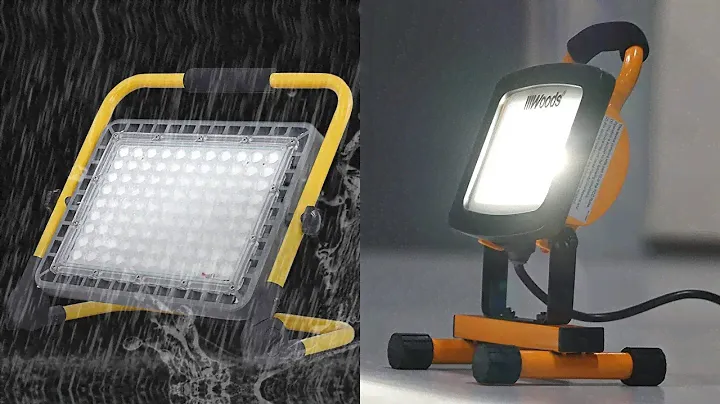 TOP 5 BEST RECHARGEABLE LED WORK LIGHT 2024 TO BUY ON AMAZON - HANDHELD PORTABLE FLOOD LIGHT