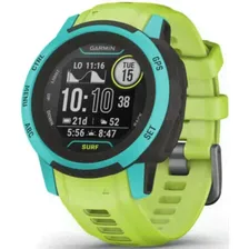 Смарт-часы Garmin INSTINCT 2S Solar Surf Edition, зеленый