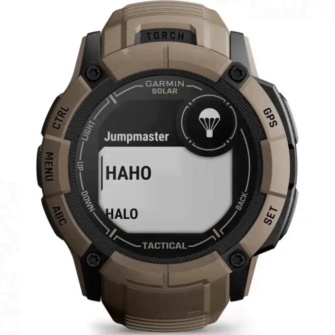 Часы GARMIN INSTINCT 2X SOLAR TACTICAL EDITION коричневый 010-02805-02-3