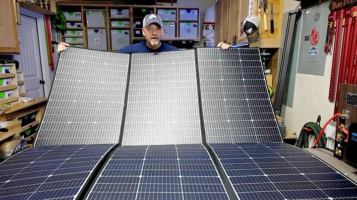 The LARGEST portable solar panel i've tested!  ALLPOWERS SP039 600 watt portable solar panel