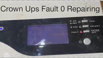 CROWN ups 1.2kw fault 0 repair and no output #repair #ups #fault