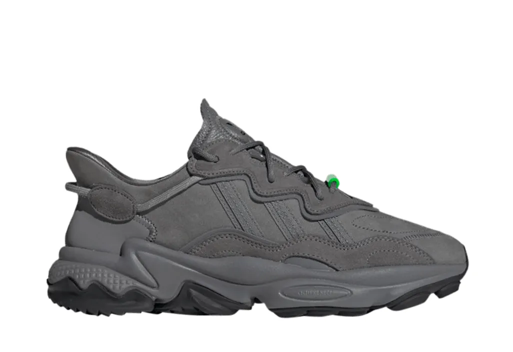 Кроссовки Adidas Ozweego TR Grey Solar Green (41-45)