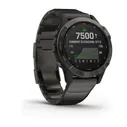 Fenix 6 Pro Solar титановый DLC карбон с DLC титановым ремешком