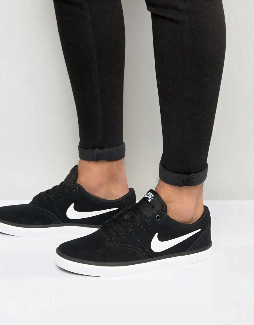 Черные кроссовки Nike SB Check Solar 843895-001 - Черный CL000000108620