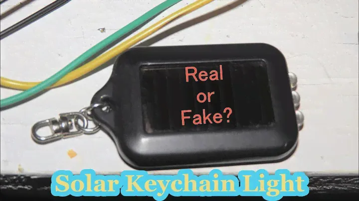 Solar Keychain Light - Real or Fake?