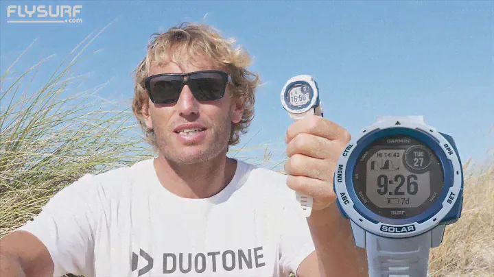 Test client - Montre Garmin Instinct Solar Surf Cloudbreak | Flysurf.com