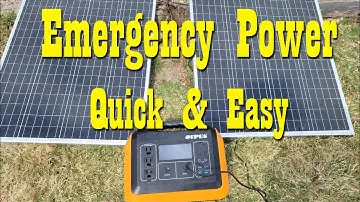 Putting together a simple Solar set up ~ Emergency Power ~ Preparedness