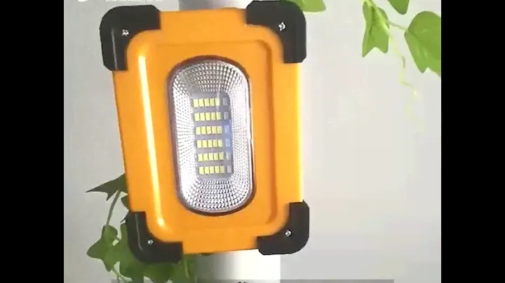 portable solar flood light camping light