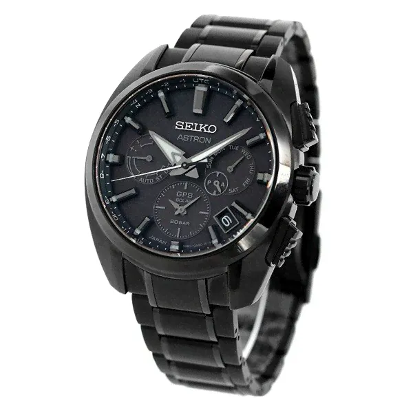 Seiko Astron SBXC069 5X Dual time GPS Solar Titanium-0