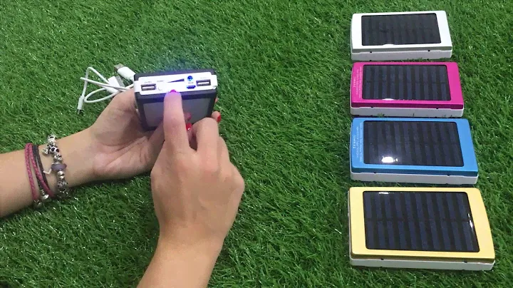 Внешний аккумулятор на солнечной батарее Solar Power Bank 20000 mah