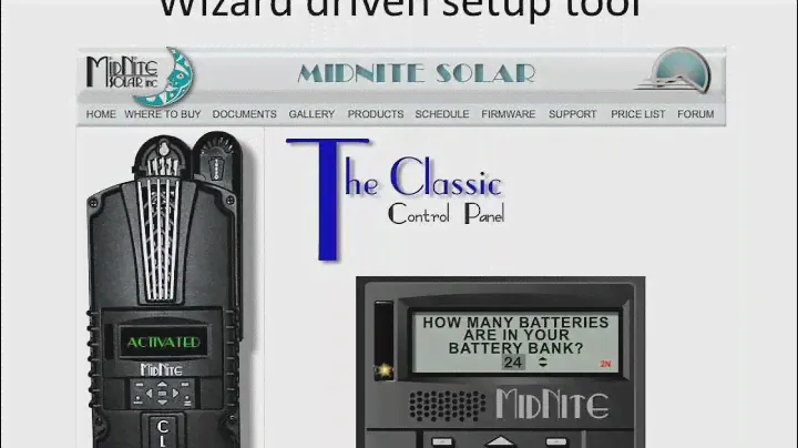 MidNite Solar Classic Charge Controller Training
