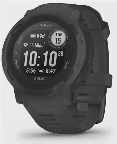 Умные часы Garmin Instinct 2 Solar, Graphite, графит (010-02627-00)