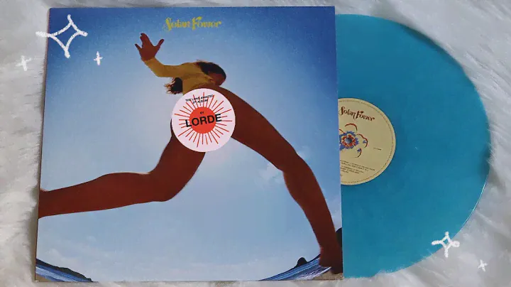 lorde - solar power (vinyl unboxing) | webstore exclusive
