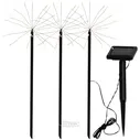 Садовые солнечные светильники Solar Firework 40*14 см, 90 теплых белых LED, 3 шт, IP44