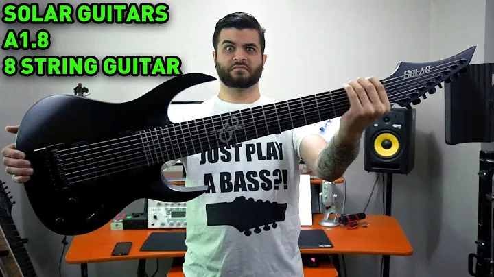 This Guitar is Thicc but Stealthy! Solar Guitars 8 String Guitar