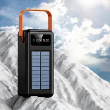 Внешний аккумулятор на солнечной батарее Power Bank 12 в 1 Solar Charger 50000 mAh