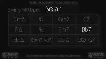 Solar (140 bpm) : Backing Track