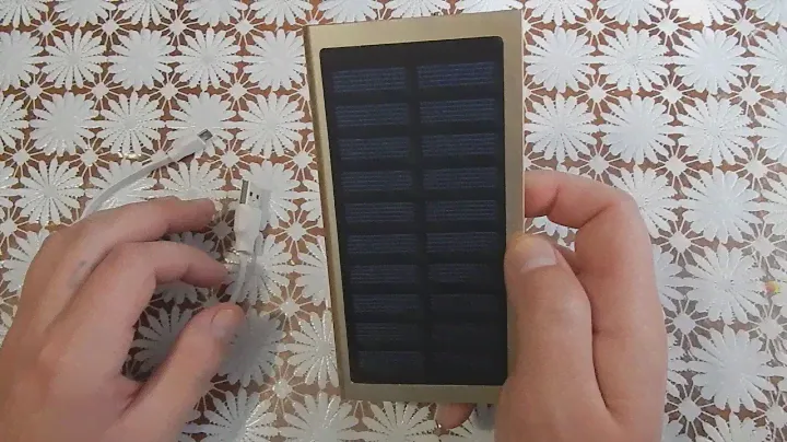Обзор. Power Bank внешний аккумулятор на 12000 mAh с солнечной панелью