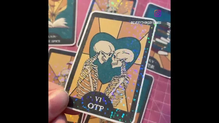 Holographic Reader Tarot Card Stickers