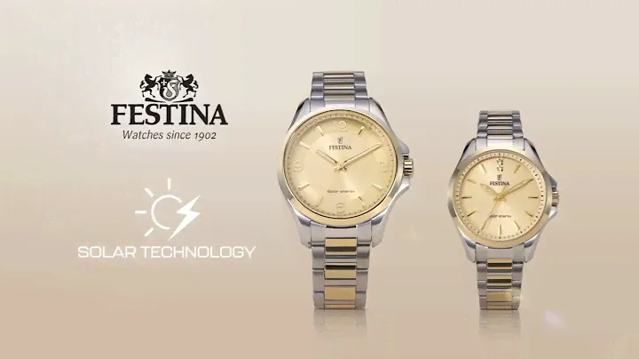 Festina Solar Energy Champagne watch • Watchard.com