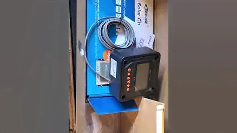 SOLAR CHARGE CONTROLLER REVIEW epever MT50 meter and features. solar power cc meter