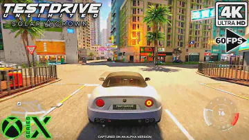 TEST DRIVE UNLIMITED: SOLAR CROWN  – New Gameplay (XBOX Series X) | 4K 60FPS
