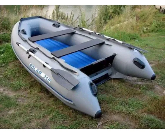 Надувная лодка Solar (Солар) SL-300 Серый