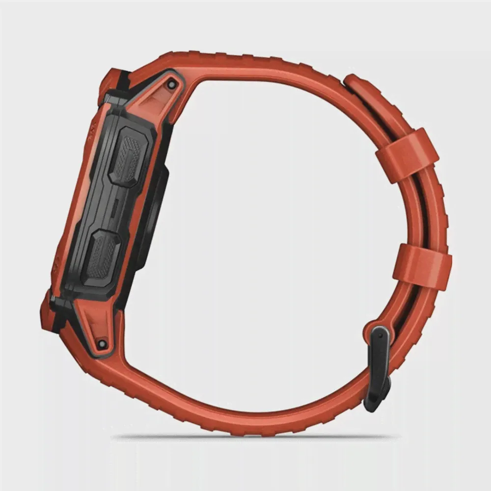 Смарт-часы Garmin Instinct 2X Solar, красный-1