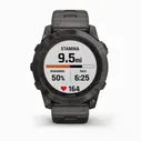 Умные часы Garmin FENIX 7X PRO Sapphire Solar Edition Титановый угольно-серый корпус с DLC-покрытием и титановым браслетом▪