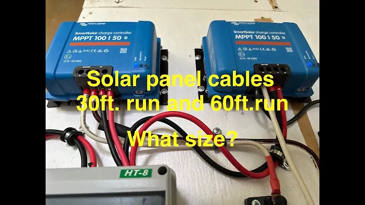 Solar panel extension cables: length and gauge with surprising results