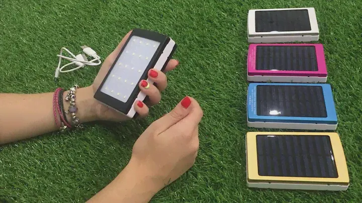 Внешний аккумулятор на солнечной батарее Solar Power Bank 20000 mah