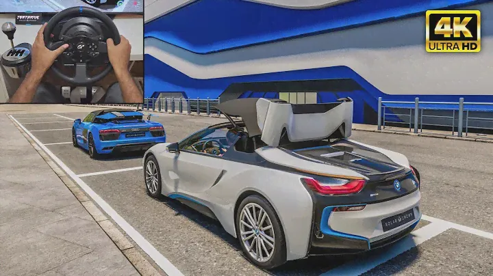 BMW i8 & Audi R8 Spyder | Test Drive Unlimited Solar Crown | Thrustmaster T300RS Gameplay
