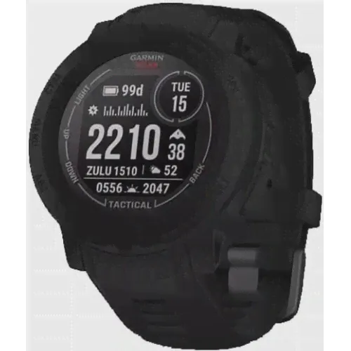 Умные часы Garmin Instinct 2 Solar Tactical, черный-0