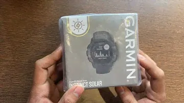 GARMIN INSTINCT SOLAR - Unboxing and First Impression