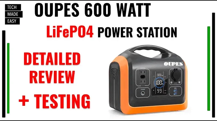 OUPES 600w LiFePO4 Power Station Detailed Review and Testing Solar Generator
