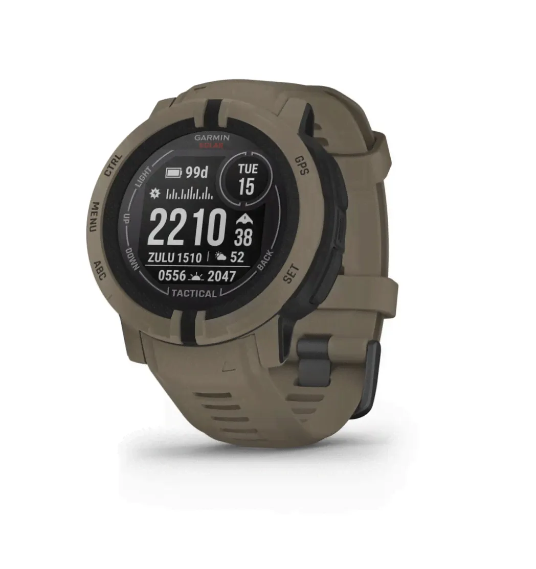 Часы Garmin Instinct 2 Solar - Tactical Edition Coyote Tan-0