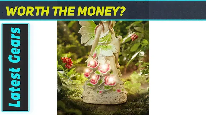 Fairy Garden Decor Outdoor Statues - Best Solar Outdoor Gifts for Mom and Grandma!