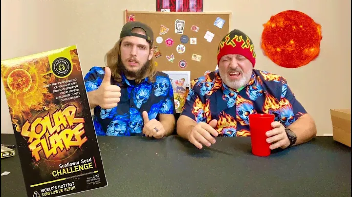 World’s HOTTEST Sunflower Seeds!! Solar Flare Challenge!