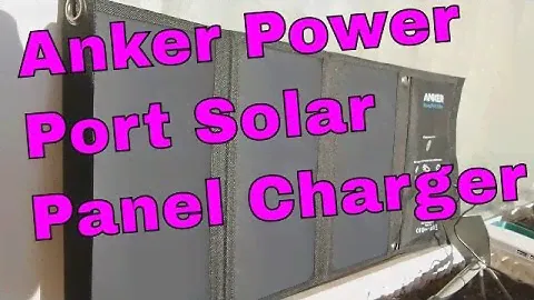 Anker Power Port Solar - Foldable Portable Solar Panel 21 Watts charging PowerBank