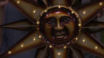 Metal Marquee Sun Wall Art with Solar LED Lights on QVC