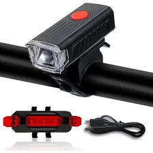 Фонарь велосипедный комплект (передний и задний) Solar Lamp, на аккумуляторе с креплением и USB зарядкой