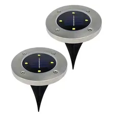 Светильник садовый на солнечной батарее Solar Pathway Lights, (2 шт)